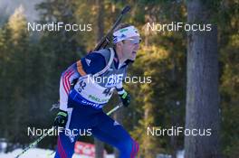 19.12.2014, Pokljuka, Slovenia (SLO): Lowell Bailey (USA) - IBU world cup biathlon, sprint men, Pokljuka (SLO). www.nordicfocus.com. © Manzoni/NordicFocus. Every downloaded picture is fee-liable.