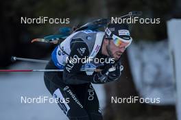 19.12.2014, Pokljuka, Slovenia (SLO): Ivan Joller (SUI) - IBU world cup biathlon, sprint men, Pokljuka (SLO). www.nordicfocus.com. © Manzoni/NordicFocus. Every downloaded picture is fee-liable.