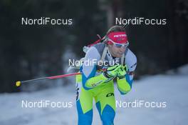 19.12.2014, Pokljuka, Slovenia (SLO): Rok Trsan (SOL) - IBU world cup biathlon, sprint men, Pokljuka (SLO). www.nordicfocus.com. © Manzoni/NordicFocus. Every downloaded picture is fee-liable.