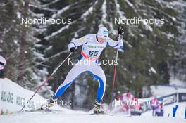 02.02.2014, Toblach, Italy (ITA): Tomas Kaurson (EST) - FIS world cup cross-country, individual sprint, Toblach (ITA). www.nordicfocus.com. © Manzoni/NordicFocus. Every downloaded picture is fee-liable.