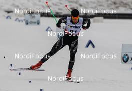 02.03.2014, Lahti, Finland (FIN): Eligius Tambornino (SUI), Madshus, KV+, Alpina, Rottefella, Odlo - FIS world cup cross-country, 15km men, Lahti (FIN). www.nordicfocus.com. © Laiho/NordicFocus. Every downloaded picture is fee-liable.