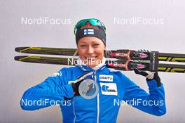 14.03.2014, Sochi, Russia (RUS): Anne Kylloenen (FIN) - XXII. Olympic Winter Games Sochi 2014, cross-country, medals, Sochi (RUS). www.nordicfocus.com. © NordicFocus. Every downloaded picture is fee-liable.