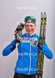 14.03.2014, Sochi, Russia (RUS): Anne Kylloenen (FIN) - XXII. Olympic Winter Games Sochi 2014, cross-country, medals, Sochi (RUS). www.nordicfocus.com. © NordicFocus. Every downloaded picture is fee-liable.