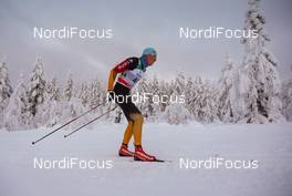 30.11.2014, Ruka, Finland (FIN): Tim Tscharnke (GER), Madhus, Swix, Alpina, Rottefella, Adidas - FIS world cup cross-country, 15km men, Ruka (FIN). www.nordicfocus.com. © Laiho/NordicFocus. Every downloaded picture is fee-liable.
