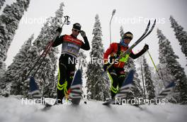 28.11.2014, Ruka, Finland (FIN): Jean Marc Gaillard (FRA), Salomon, Swix, One Way testing skis - FIS world cup cross-country, training, Ruka (FIN). www.nordicfocus.com. © Laiho/NordicFocus. Every downloaded picture is fee-liable.