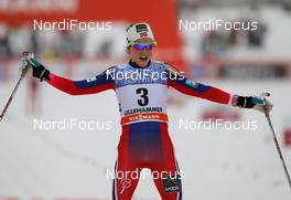 07.12.2014, Lillehammer, Norway (NOR): Therese Johaug (NOR), Fischer, Swix, Rottefella - FIS world cup cross-country, pursuit women, Lillehammer (NOR). www.nordicfocus.com. © Laiho/NordicFocus. Every downloaded picture is fee-liable.