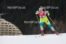 14.12.2014, Davos, Switzerland (SUI): Alenka Cebasek (SLO) - FIS world cup cross-country, individual sprint, Davos (SUI). www.nordicfocus.com. © Rauschendorfer/NordicFocus. Every downloaded picture is fee-liable.