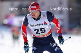20.12.2014, Davos, Switzerland (SUI): Alexander Legkov (RUS), Rossignol, Swix, Rottefella, Adidas - FIS world cup cross-country, 15km men, Davos (SUI). www.nordicfocus.com. © Laiho/NordicFocus. Every downloaded picture is fee-liable.