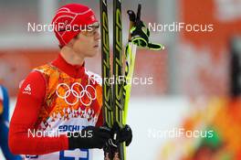 18.02.2014, Sochi, Russia (RUS):  Tim Hug (SUI), Fischer, Alpina, Rottefella, Odlo - XXII. Olympic Winter Games Sochi 2014, nordic combined, individual gundersen HS140/10km, Sochi (RUS). www.nordicfocus.com. © NordicFocus. Every downloaded picture is fee-liable.