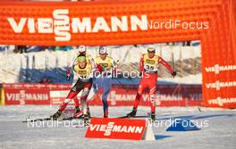 06.12.2014, Lillehammer, Norway (NOR): Bernhard Flaschberger (AUT), Samuel Costa (ITA), (l-r)  - FIS world cup nordic combined, individual gundersen HS100/10km, Lillehammer (NOR). www.nordicfocus.com. © Felgenhauer/NordicFocus. Every downloaded picture is fee-liable.
