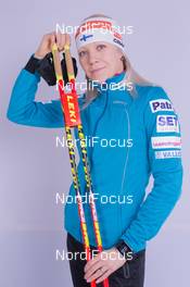02.12.2014, Oestersund, Sweden (SWE):  Kaisa Maekaeraeinen (FIN) - IBU world cup biathlon, photoshooting, Oestersund (SWE). www.nordicfocus.com. © Manzoni/NordicFocus. Every downloaded picture is fee-liable.