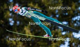 03.01.2014, Innsbruck, Austria (AUT): Karl Geiger (GER), Fischer - FIS world cup ski jumping, four hills tournament, individual HS130 qualification, Innsbruck (AUT). www.nordicfocus.com. © Laiho/NordicFocus. Every downloaded picture is fee-liable.