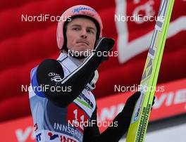 04.01.2014, Innsbruck, Austria (AUT): Severin Freund (GER), Fischer - FIS world cup ski jumping, four hills tournament, individual HS130, Innsbruck (AUT). www.nordicfocus.com. © Laiho/NordicFocus. Every downloaded picture is fee-liable.