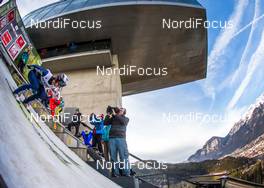 03.01.2014, Innsbruck, Austria (AUT): Lukas Hlava (CZE), Fischer - FIS world cup ski jumping, four hills tournament, individual HS130 qualification, Innsbruck (AUT). www.nordicfocus.com. © Laiho/NordicFocus. Every downloaded picture is fee-liable.