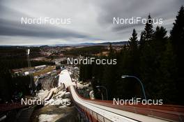 07.03.2014, Trondheim, Norway (NOR): general view at Granaasen ski jumping stadium - FIS world cup ski jumping, individual HS138, Trondheim (NOR). www.nordicfocus.com. © Laiho/NordicFocus. Every downloaded picture is fee-liable.