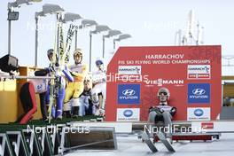 14.03.2014, Harrachov, Czech Republic (CZE): Severin Freund (GER), Fischer - FIS ski flying world championships, ski jumping, individual HS205, Harrachov (CZE). www.nordicfocus.com. © Domanski/NordicFocus. Every downloaded picture is fee-liable.