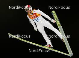 09.02.2014, Sochi, Russia (RUS): Gregor Schlierenzauer (AUT), Fischer - XXII. Olympic Winter Games Sochi 2014, ski jumping, individual HS106, Sochi (RUS). www.nordicfocus.com. © NordicFocus. Every downloaded picture is fee-liable.