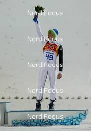 15.02.2014, Sochi, Russia (RUS): Peter Prevc (SLO) - XXII. Olympic Winter Games Sochi 2014, ski jumping, individual HS140, Sochi (RUS). www.nordicfocus.com. © NordicFocus. Every downloaded picture is fee-liable.