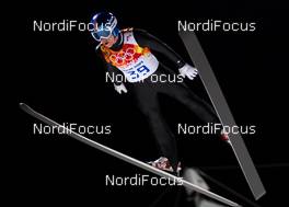14.02.2014, Sochi, Russia (RUS): Anders Fannemel (NOR), Fluege.de - XXII. Olympic Winter Games Sochi 2014, ski jumping, individual HS140, Qualification, Sochi (RUS). www.nordicfocus.com. © NordicFocus. Every downloaded picture is fee-liable.
