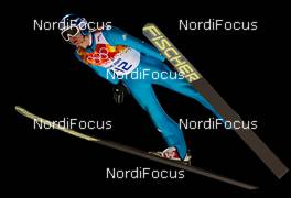 14.02.2014, Sochi, Russia (RUS): Richard Freitag (GER), Fischer - XXII. Olympic Winter Games Sochi 2014, ski jumping, individual HS140, Qualification, Sochi (RUS). www.nordicfocus.com. © NordicFocus. Every downloaded picture is fee-liable.