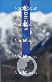 17.02.2014, Sochi, Russia (RUS): Event Feature: The Olympic Silver Medal - XXII. Olympic Winter Games Sochi 2014, ski jumping, medals, Sochi (RUS). www.nordicfocus.com. © NordicFocus. Every downloaded picture is fee-liable.