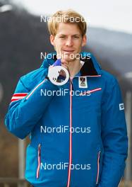 20.02.2014, Sochi, Russia (RUS): Michael Hayboeck (AUT), Fischer - XXII. Olympic Winter Games Sochi 2014, ski jumping, medals, Sochi (RUS). www.nordicfocus.com. © NordicFocus. Every downloaded picture is fee-liable.