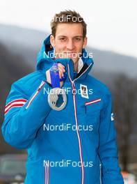 20.02.2014, Sochi, Russia (RUS): Gregor Schlierenzauer (AUT), Fischer - XXII. Olympic Winter Games Sochi 2014, ski jumping, medals, Sochi (RUS). www.nordicfocus.com. © NordicFocus. Every downloaded picture is fee-liable.