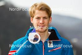 20.02.2014, Sochi, Russia (RUS): Michael Hayboeck (AUT), Fischer - XXII. Olympic Winter Games Sochi 2014, ski jumping, medals, Sochi (RUS). www.nordicfocus.com. © NordicFocus. Every downloaded picture is fee-liable.