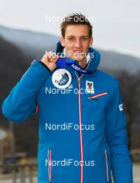 20.02.2014, Sochi, Russia (RUS): Gregor Schlierenzauer (AUT), Fischer - XXII. Olympic Winter Games Sochi 2014, ski jumping, medals, Sochi (RUS). www.nordicfocus.com. © NordicFocus. Every downloaded picture is fee-liable.