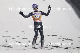 22.11.2014, Klingenthal, Germany (GER): Andreas Wellinger (GER), fluege.de  - FIS world cup ski jumping, team HS140, Klingenthal (GER). www.nordicfocus.com. © Domanski/NordicFocus. Every downloaded picture is fee-liable.