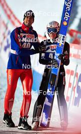 06.12.2014, Lillehammer, Norway (NOR): Anders Bardal (NOR), Anders Fannemel (NOR), (l-r)  - FIS world cup ski jumping, individual HS138, Lillehammer (NOR). www.nordicfocus.com. © Felgenhauer/NordicFocus. Every downloaded picture is fee-liable.