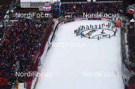 20.12.2014, Engelberg, Switzerland (SUI): Event Feature: flag parade - FIS world cup ski jumping, individual HS137, Engelberg (SUI). www.nordicfocus.com. © Rauschendorfer/NordicFocus. Every downloaded picture is fee-liable.