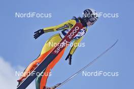 25.01.2014, Planica, Slovenia (SLO): Barbora Blazkova (CZE) - FIS world cup ski jumping ladies, individual HS95, Planica (SLO). www.nordicfocus.com. © Mandl/NordicFocus. Every downloaded picture is fee-liable.