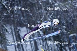 25.01.2014, Planica, Slovenia (SLO): Coline Mattel (FRA) - FIS world cup ski jumping ladies, individual HS95, Planica (SLO). www.nordicfocus.com. © Mandl/NordicFocus. Every downloaded picture is fee-liable.