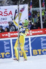 25.01.2014, Planica, Slovenia (SLO): Ursa Bogataj (SLO) - FIS world cup ski jumping ladies, individual HS95, Planica (SLO). www.nordicfocus.com. © Mandl/NordicFocus. Every downloaded picture is fee-liable.