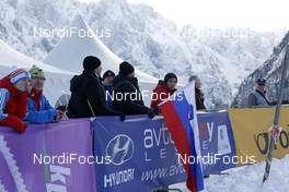 25.01.2014, Planica, Slovenia (SLO): Feature Spectators - FIS world cup ski jumping ladies, individual HS95, Planica (SLO). www.nordicfocus.com. © Mandl/NordicFocus. Every downloaded picture is fee-liable.