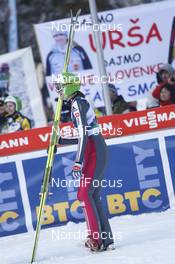 25.01.2014, Planica, Slovenia (SLO): Eva Logar (SLO) - FIS world cup ski jumping ladies, individual HS95, Planica (SLO). www.nordicfocus.com. © Mandl/NordicFocus. Every downloaded picture is fee-liable.