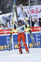 25.01.2014, Planica, Slovenia (SLO): Daniela Iraschko-Stolz (AUT) - FIS world cup ski jumping ladies, individual HS95, Planica (SLO). www.nordicfocus.com. © Mandl/NordicFocus. Every downloaded picture is fee-liable.