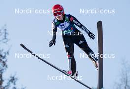 01.02.2014, Hinzenbach, Austria (AUT): Katharina Althaus (GER) - FIS world cup ski jumping ladies, individual HS85, Hinzenbach (AUT). www.nordicfocus.com. © Laiho/NordicFocus. Every downloaded picture is fee-liable.