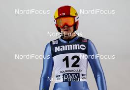 08.03.2014, Oslo, Norway (NOR): Taylor Henrich (CAN) - FIS world cup ski jumping ladies, individual HS134, Oslo (NOR). www.nordicfocus.com. © Laiho/NordicFocus. Every downloaded picture is fee-liable.
