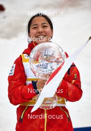 22.03.2014, Planica, Slovenia (SLO): Sara Takanashi (JPN) - FIS world cup ski jumping ladies, cups, Planica (SLO). www.nordicfocus.com. © Felgenhauer/NordicFocus. Every downloaded picture is fee-liable.