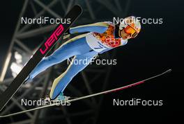 11.02.2014, Sochi, Russia (RUS): Atsuko Tanaka (CAN) - XXII. Olympic Winter Games Sochi 2014, ski jumping ladies, individual HS106, Sochi (RUS). www.nordicfocus.com. © NordicFocus. Every downloaded picture is fee-liable.