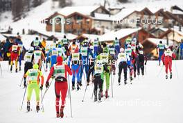14.12.2014, Livigno, Italy (ITA):  slower groups on the uphill - Ski Classics La Sgambeda Classic 35k, Livigno (ITA). www.nordicfocus.com. © Felgenhauer/NordicFocus. Every downloaded picture is fee-liable.