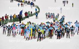 14.12.2014, Livigno, Italy (ITA):  the first men after the first slope - Ski Classics La Sgambeda Classic 35k, Livigno (ITA). www.nordicfocus.com. © Felgenhauer/NordicFocus. Every downloaded picture is fee-liable.