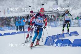 07.01.2015, Oberhof, Germany (GER): Ekaterina Glazyrina (RUS) - IBU world cup biathlon, relay women, Oberhof (GER). www.nordicfocus.com. © Manzoni/NordicFocus. Every downloaded picture is fee-liable.