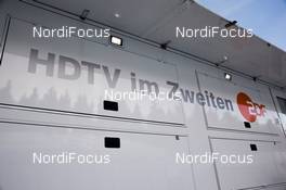 06.01.2015, Oberhof, Germany (GER): Event Feature: OB-Van of ZDF - IBU world cup biathlon, training, Oberhof (GER). www.nordicfocus.com. © Manzoni/NordicFocus. Every downloaded picture is fee-liable.
