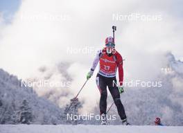 18.01.2015, Ruhpolding, Germany (GER): Megan Heinicke (CAN) - IBU world cup biathlon, mass women, Ruhpolding (GER). www.nordicfocus.com. © Manzoni/NordicFocus. Every downloaded picture is fee-liable.