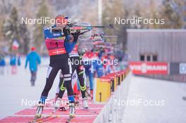 18.01.2015, Ruhpolding, Germany (GER): Kaisa Maekaeraeinen (FIN) - IBU world cup biathlon, mass women, Ruhpolding (GER). www.nordicfocus.com. © Manzoni/NordicFocus. Every downloaded picture is fee-liable.