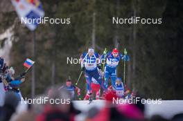 15.01.2015, Ruhpolding, Germany (GER): Lowell Bailey (USA) - IBU world cup biathlon, relay men, Ruhpolding (GER). www.nordicfocus.com. © Manzoni/NordicFocus. Every downloaded picture is fee-liable.