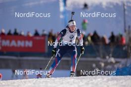 24.01.2015, Antholz, Italy (ITA): Susan Dunklee (USA) - IBU world cup biathlon, pursuit women, Antholz (ITA). www.nordicfocus.com. © Manzoni/NordicFocus. Every downloaded picture is fee-liable.